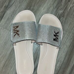 Michael Kors Rose Gold/Pink Women's Slides